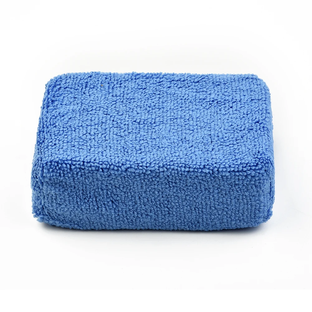 

Совершенно новая губка из микрофибры, инструмент для чистки инструментов, подушечки для полировки, практичная, надежная замена, полезная стирка, лучший воск синего цвета