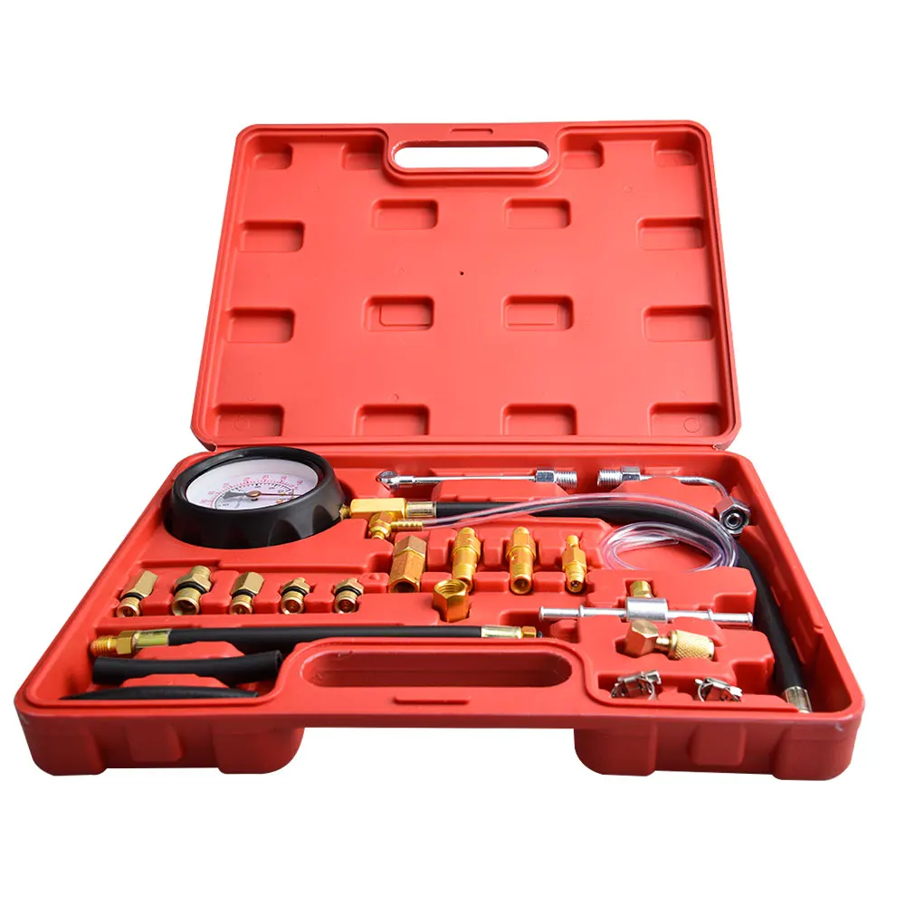 Engine Oil Pressure Test Kit Tester Car Garage Tool Low Oil Warning Devices 12 piece quick fitting