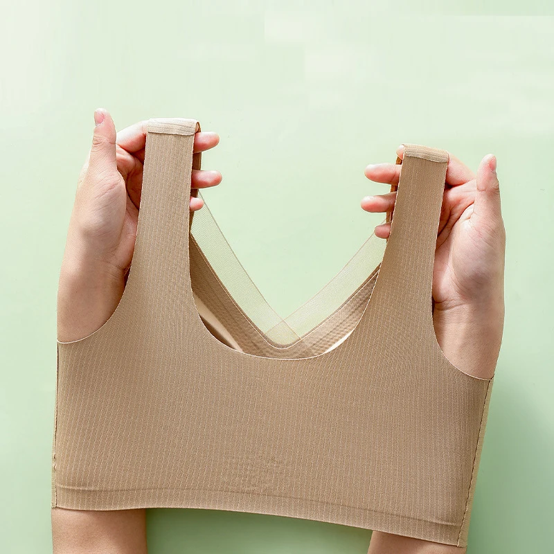 1pcs Women\'s Bra Breathable Gather Together No Trace Bra No Steel Ring Comfortable Large Size Underwear Vest Sport Bralette