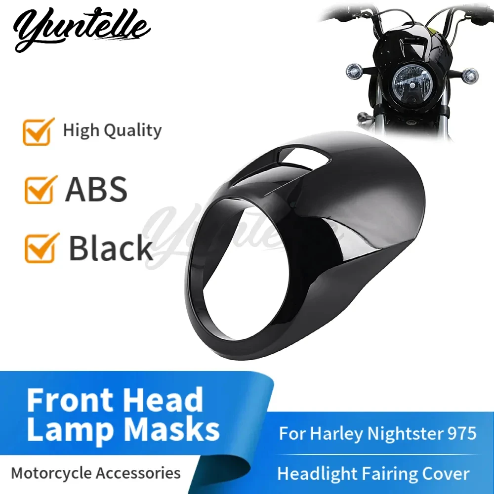 Front Headlight Fairing Cover For Harley Nightster 975 RH975 RH 975 2022-2024 2023 Motorcycle Accessories Head Lamp Cowl Masks