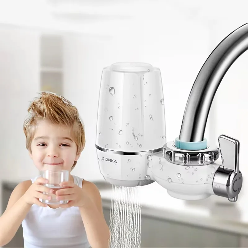 Tap Water Purifier Filter Kitchen Washable Replacement Faucet Rust Bacteria Long Lasting Ceramic Filtro Nine-Stage Clean Filter