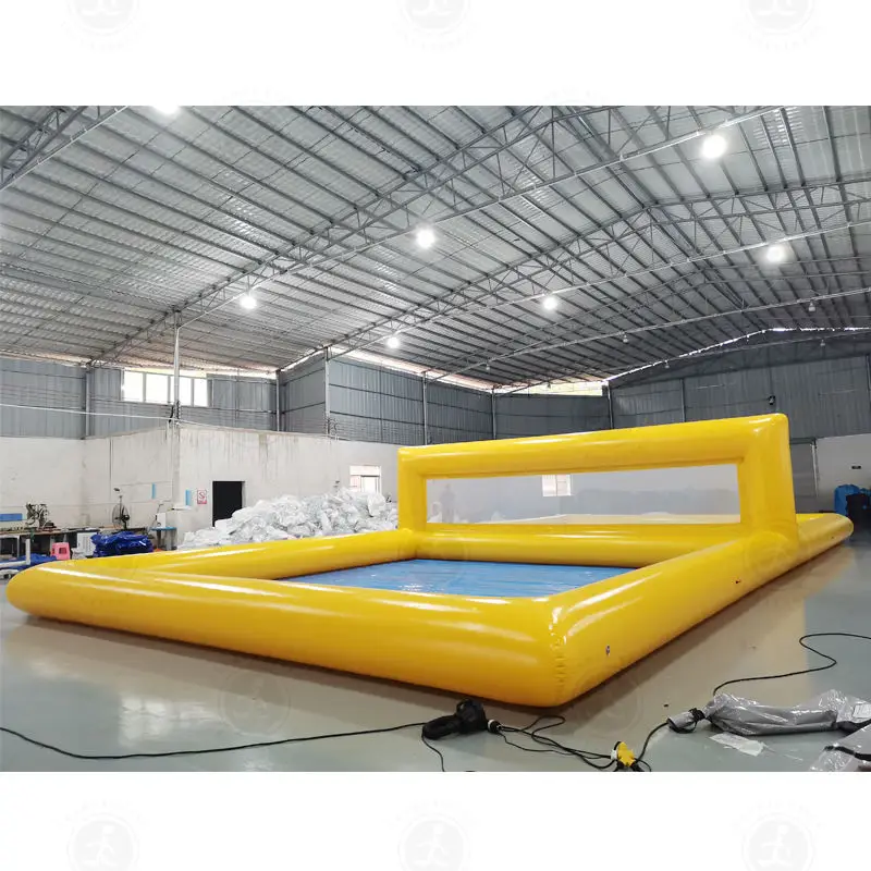 20262024 Large Pool Inflatable Volleyball Field Outdoor Inflatable Water Volleyball for Salewoniu