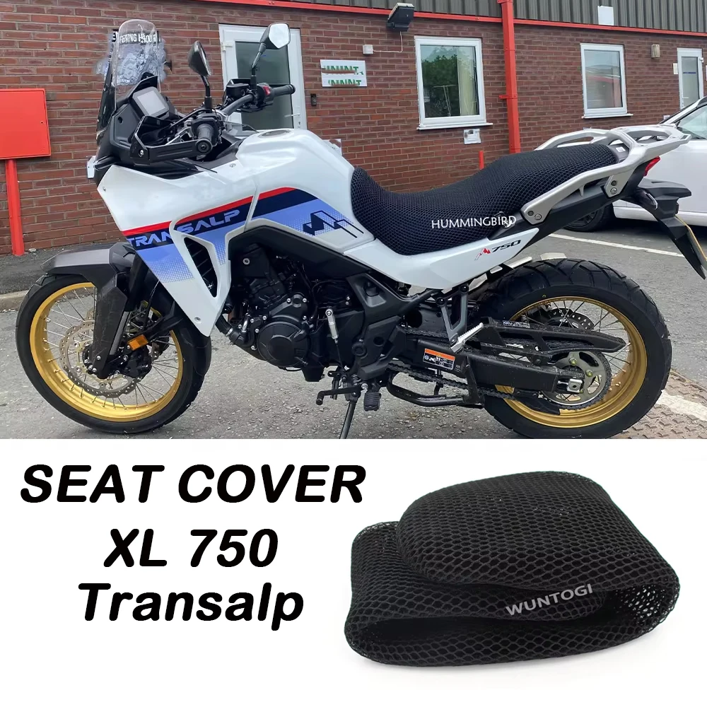 

XL 750 Transalp Accessories Motorcycle Seat Cover For Honda Transalp XL750 2023- 3D Airflow Insulated Seat Cover