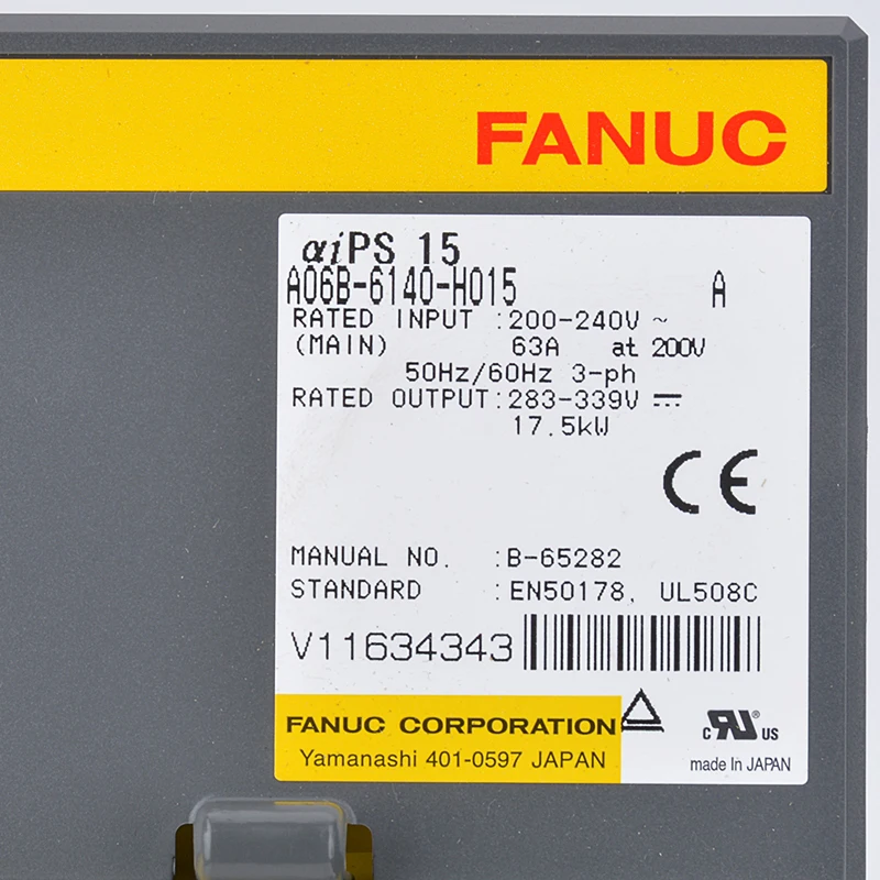 fanuc A06B-6140-H006  FANUC AMPLIFIER fanuc drive A06B-6140-H011 A06B-6140-H015