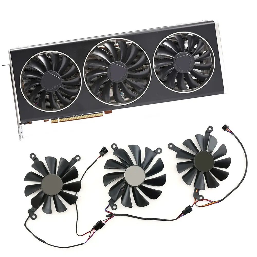 For XFX RX6700XT OC Graphics Card Cooling fan CF1015U12S/CF9015U12S