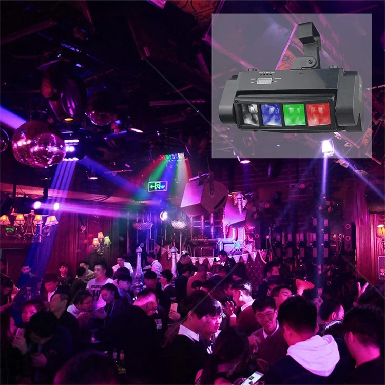 大型ミニスパイダーDipper-LM30A x 3w rgbw,クラブ用,dmx 512,ムービングヘッド,ウォッシュライト,バー,ディスコdj照明