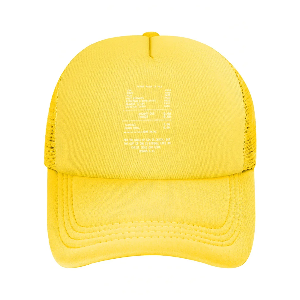 Casquette de baseball avec message « Jésus a payé tout pour la salut » et motif anime, pour adultes, hommes et femmes, sport et plein air