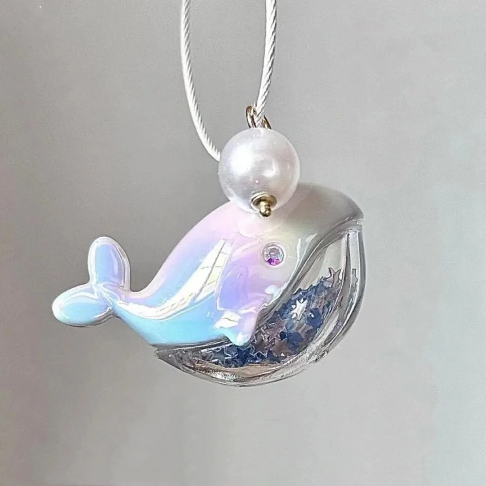 Cute Whale Keychain Pendant Accessories School Bag Pendant Key Chains Couples Lovers Romantic Gift Running Charms Jewelry New image 6