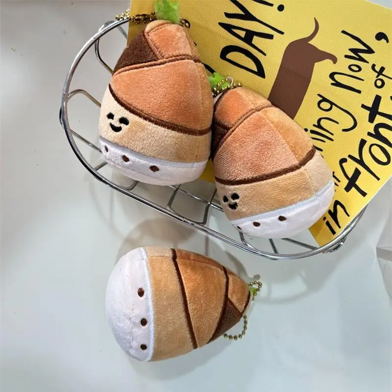 1/2 PCS Creative Cute Bamboo Plush Doll Stuffed Toys Keychain Pendant Girly Bag Charms Backpack Ornaments Gift Keyring