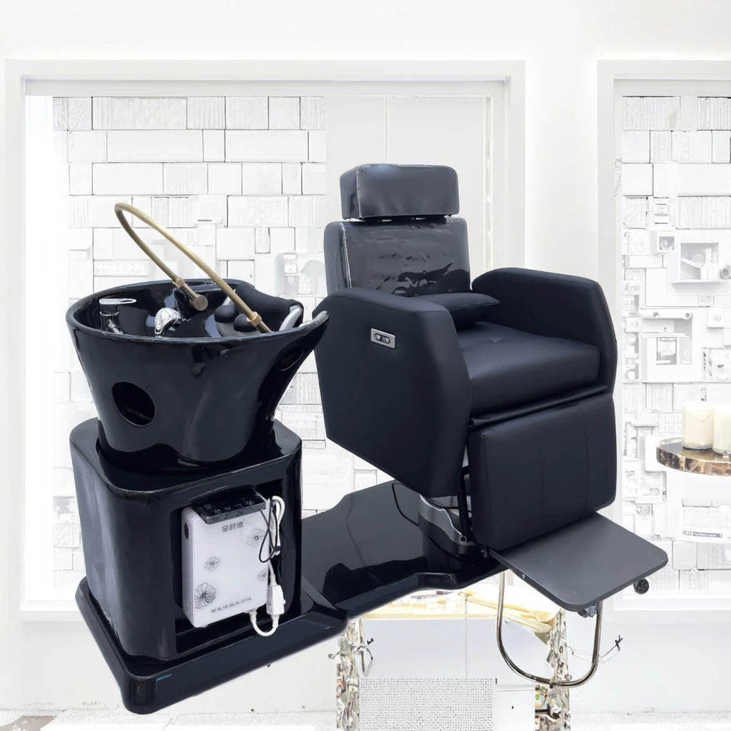 

Многофункциональный 180 ° Кресло для парикмахерских процедур с функцией вращения, легко складывается, для ухода за волосами, с хорошими отзывами, для мытья головы, с керамической подставкой для шампуня