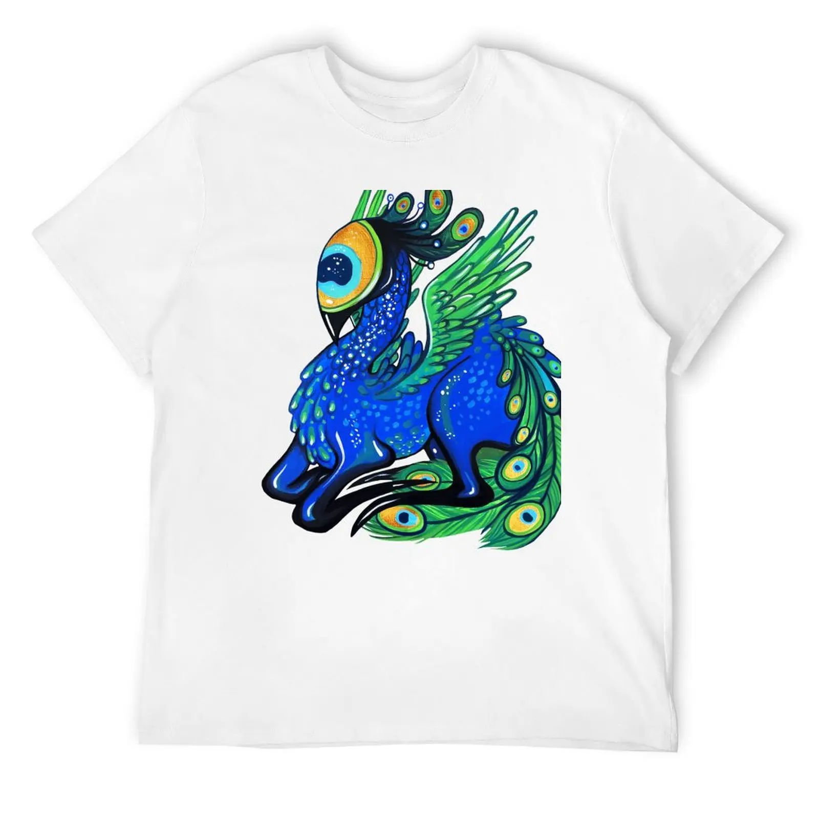 Peacock Monster T-Shirt Man t-shirt tops vintage quick-drying men workout shirt