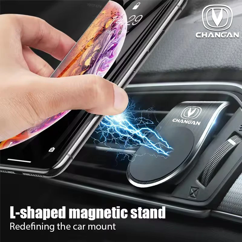 Soporte magnético para teléfono de coche, Clip de ventilación de aire, soporte para teléfono de coche, montaje con Clip para Changan X7 CS35 CX70 CS85 CS55 CS75 F70 Alsvin UNI-T CS95