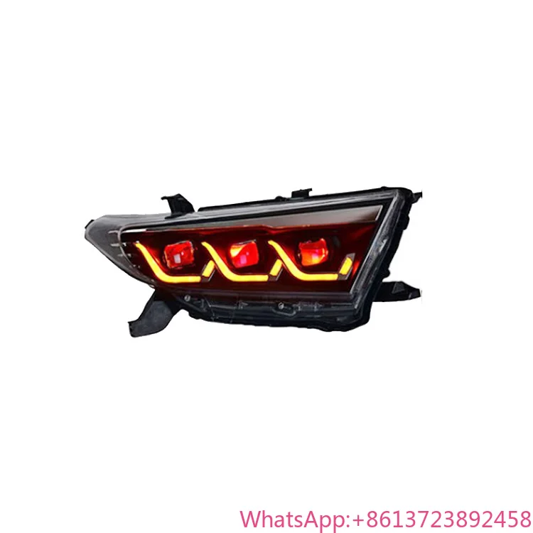 

Factory Sale HeadLamp Front Light Upgrade Demon's Eye LED HeadLight DRL Headlights for Toyota Highlander 2012-2014