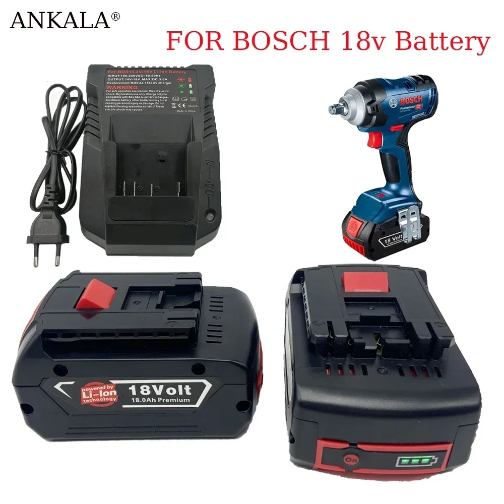 FOR Bosch lithium-ion battery, 18V, 18000 mAh, 18V, 18Ah