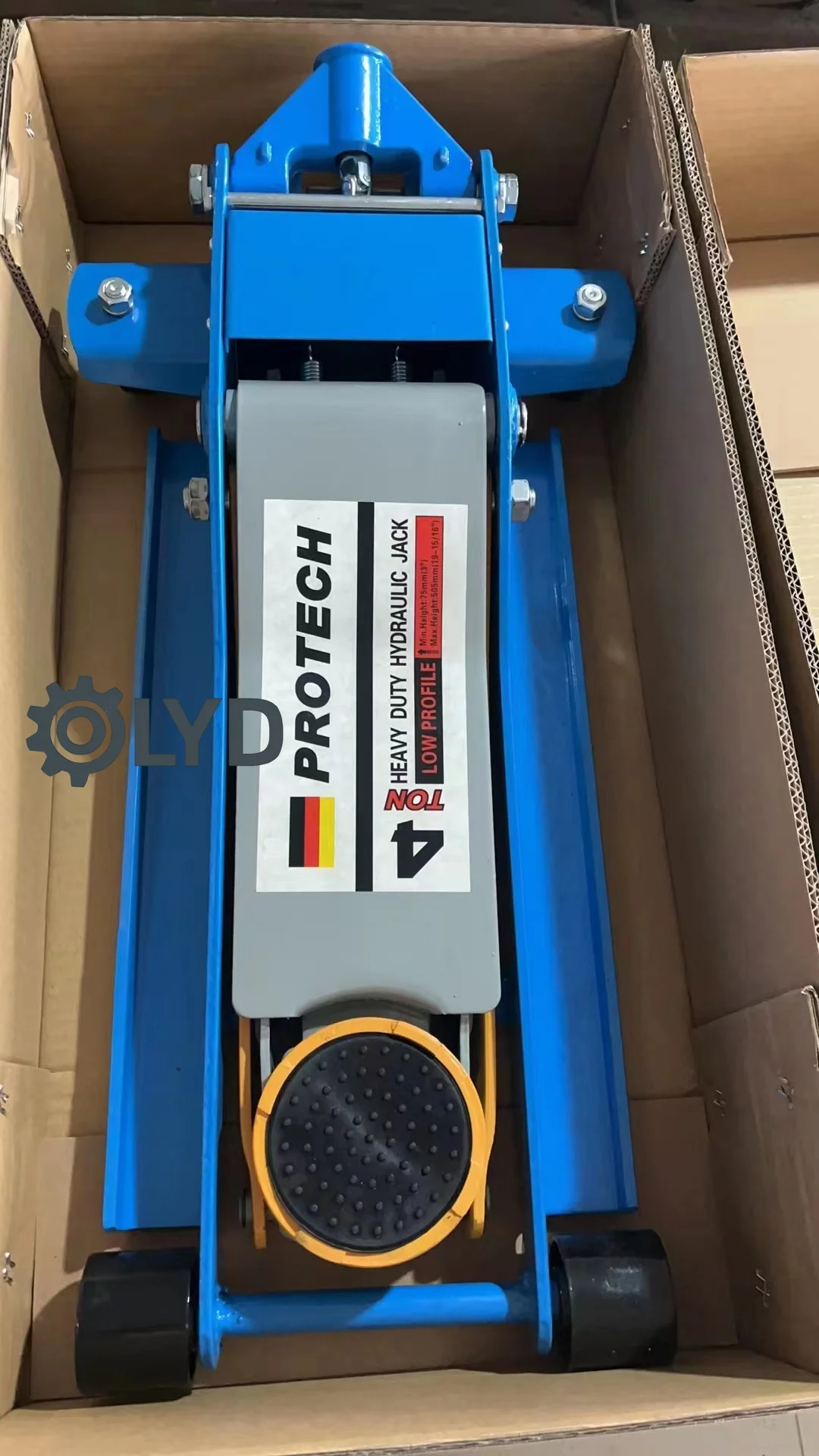 4 Ton Manual Hydraulic Car Jack Double Pump System Vehicle Lift Service Tool