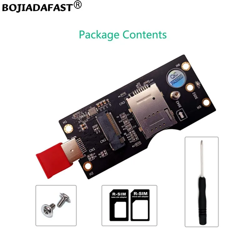 USB 3.0 NGFF M.2 Key-B Slot Wireless Adapter 1 Standard SIM Card Holder For Quectel RM520N-GL SIM8200 GM800 5G Module Modem