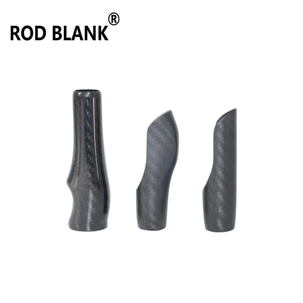 Rod Blank 1Pc 3K Carbon Fiber Grip Lightweight Split Handle Fishing Rod Building  Grip Component Rod DIY Repair Accessories