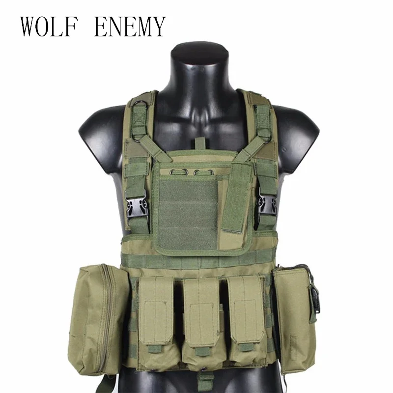 

6 Colors New Military Tactical Vest Paintball Hunting Game Officer Uniform Professional Wear Armor CS Outdoor Training