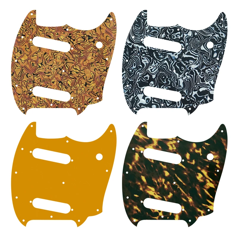 

Fei Man Custom Parts Replacement - For US Fender American Performer Mustang Guitar Pickguard Multicolor Selection