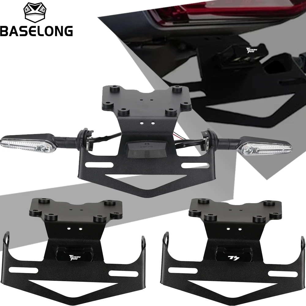 

FOR YAMAHA T7 TENERE 700 / Rally / WORLD RAID / WORLD RALLY 2019-2026 Motorcycle License Plate Bracket Holder Fender Eliminator