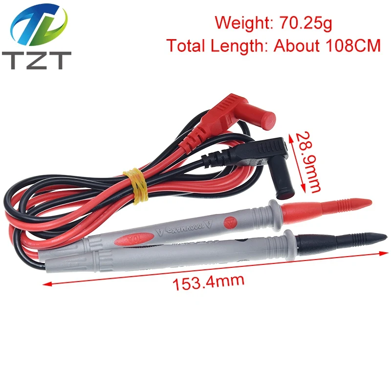 Multimeter Test Leads Universal Cable AC DC 1000V 20A 10A CAT III Measuring Probes Pen for Multi-Meter Tester Wire Tips