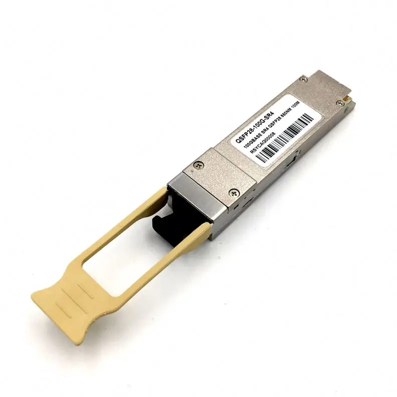 100M 100G  QSFP28 optical Transceiver price SR4 MPO connector OM3 fiber optic module