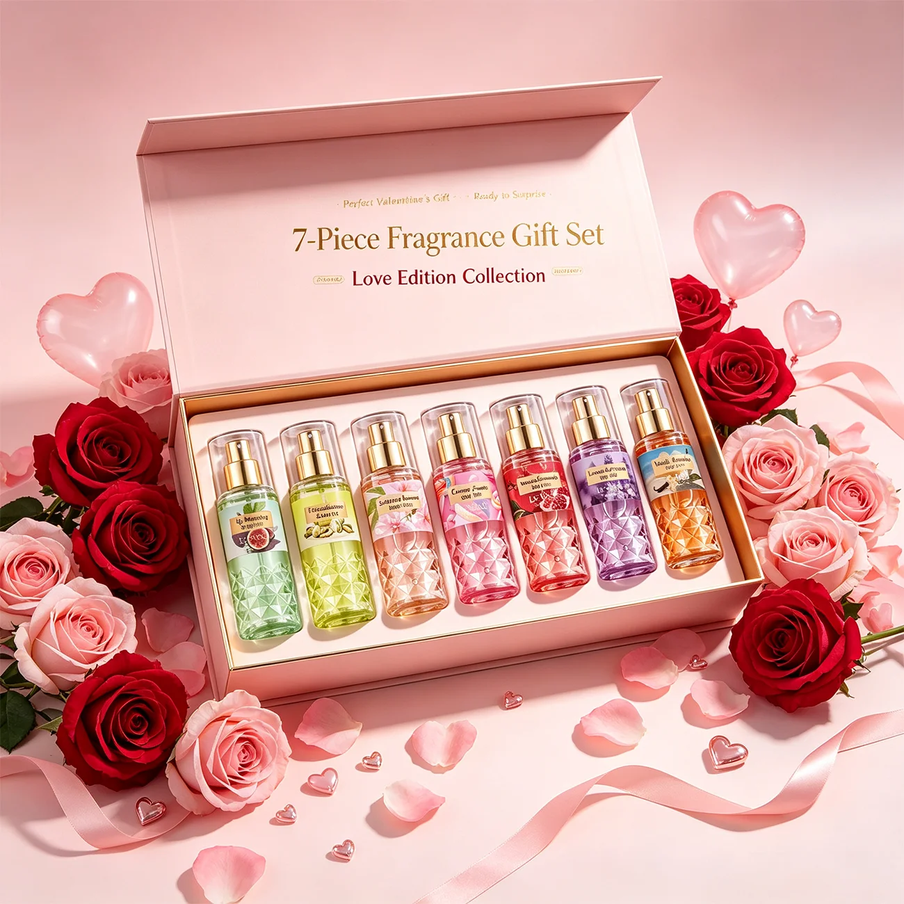 7 Fragrance Levels: Long-Lasting Floral And Fruity Notes, Using A Non Greasy Alcohol Based Formula. Two Bottles Are Suitable For Hair And Body, Perfect For Parties, Dates, And Gift Occasions. Lightweight Texture, Smooth Application With Spray