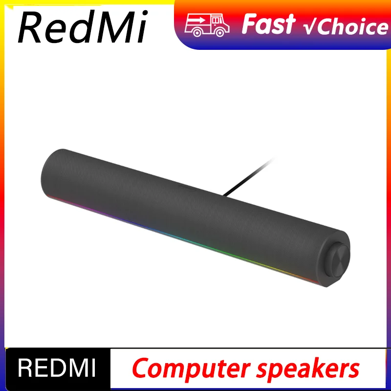 haut-parleur-d'ordinateur-redmi-2026-quatre-unites-stereo-deux-canaux-lumiere-d'ambiance-rgb-bluetooth-50-microphone-integre-controle-par-bouton-cn