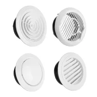Adjustable Air Ventilation Cover Round Ducting Ceiling Wall Hole Abs Air Vent Grille Louver Kitchen Bath Air Outlet Fresh System