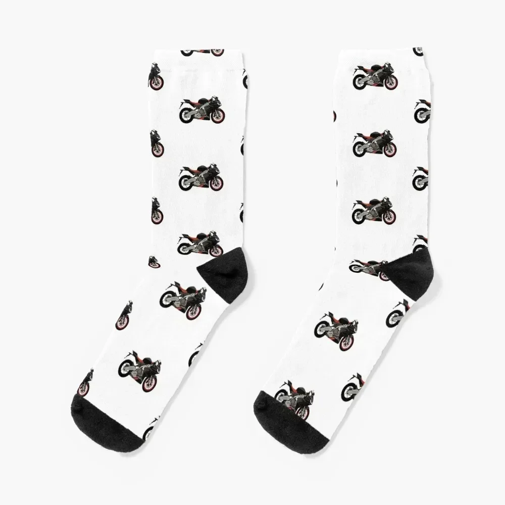 Motorcycle Aprilia RS 660 Socks moving stockings Climbing anime essential Socks Women's Men's