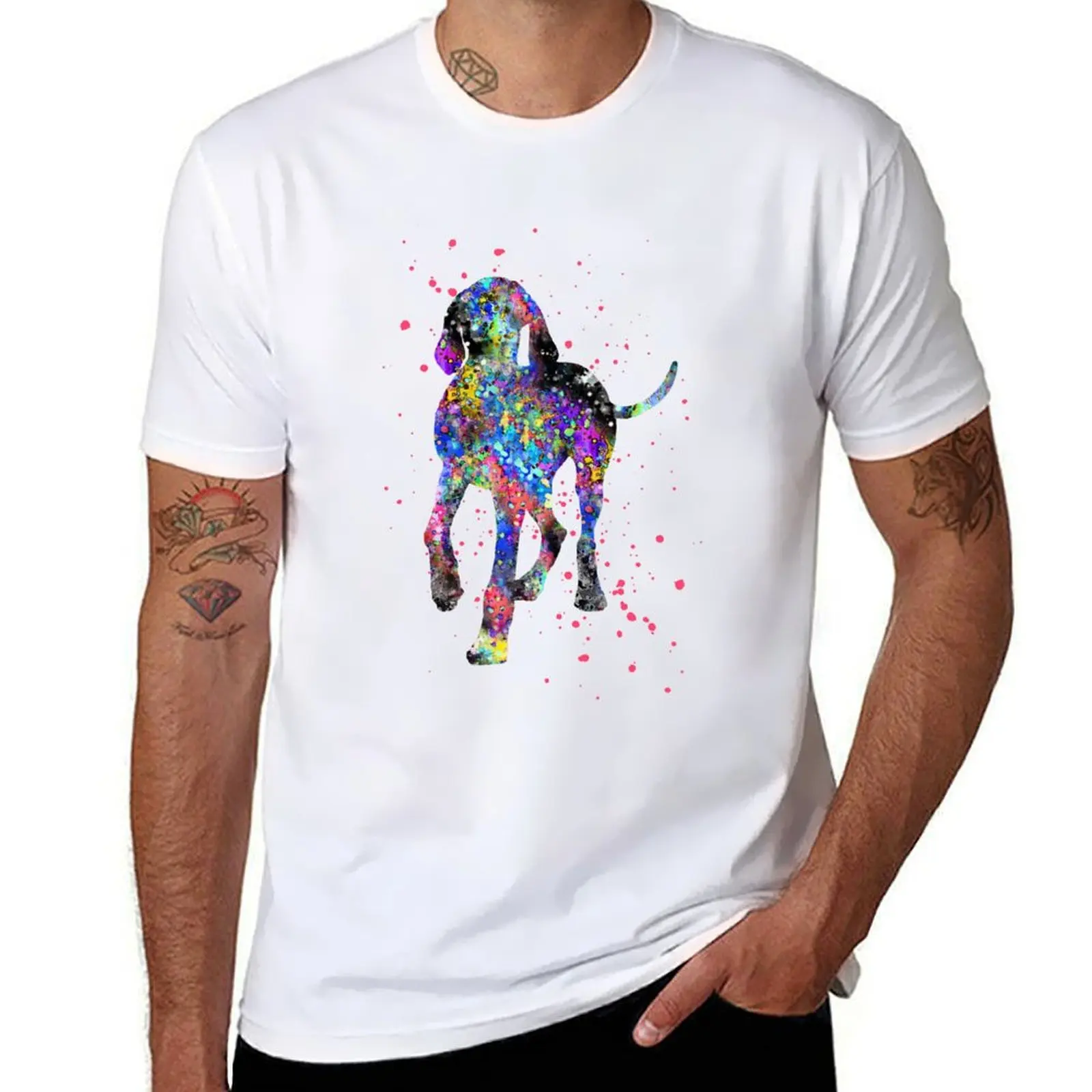 

Vizsla, Hungarian Vizsla T-Shirt blue archive custom t-shirts customizeds vintage clothes luxury clothes men