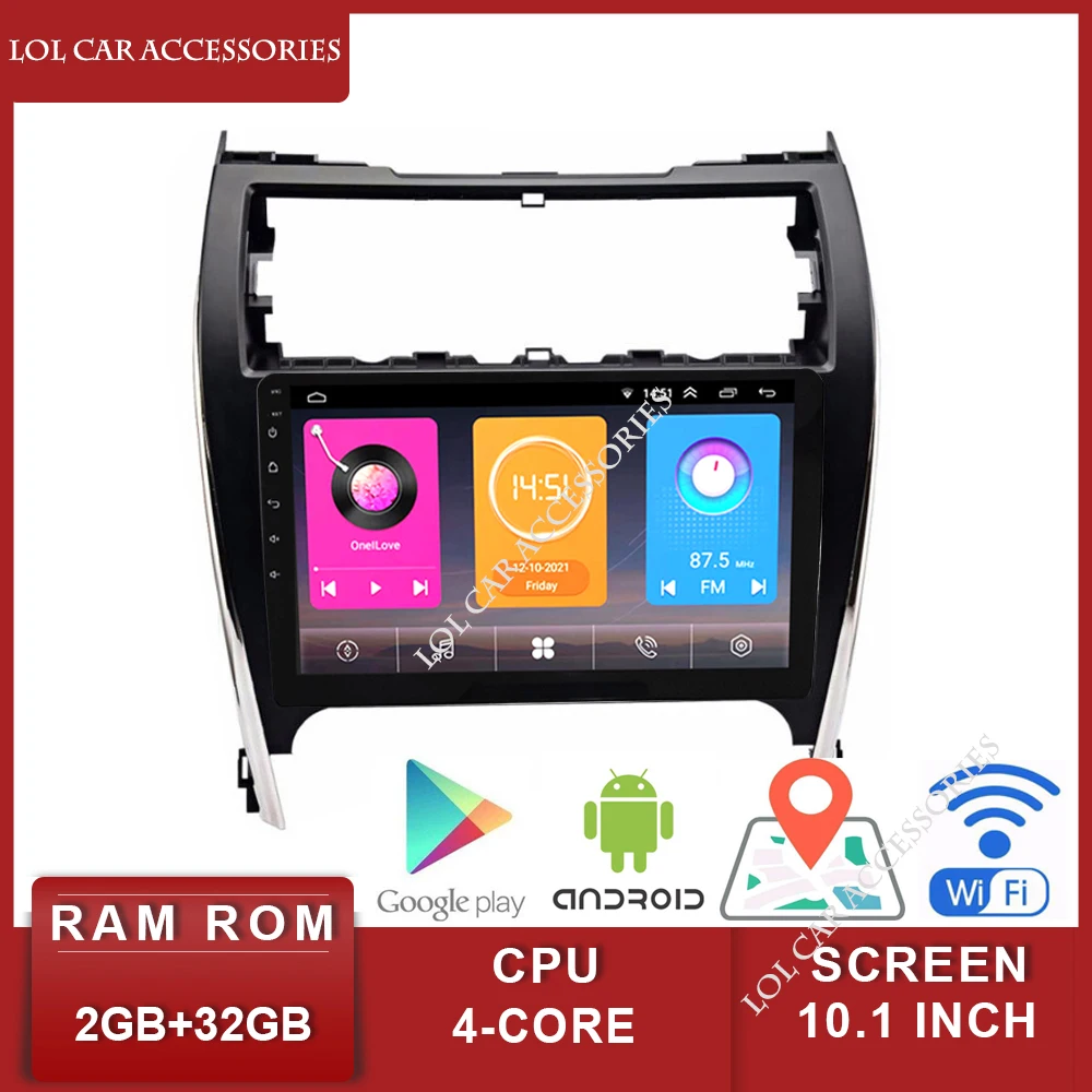 

LCA For TOYOTA Camry 2012-2014 Android 10 10.1'' MP5 WIFI GPS Player Car Radio Stereo Navigation Head Unit Trim Kit