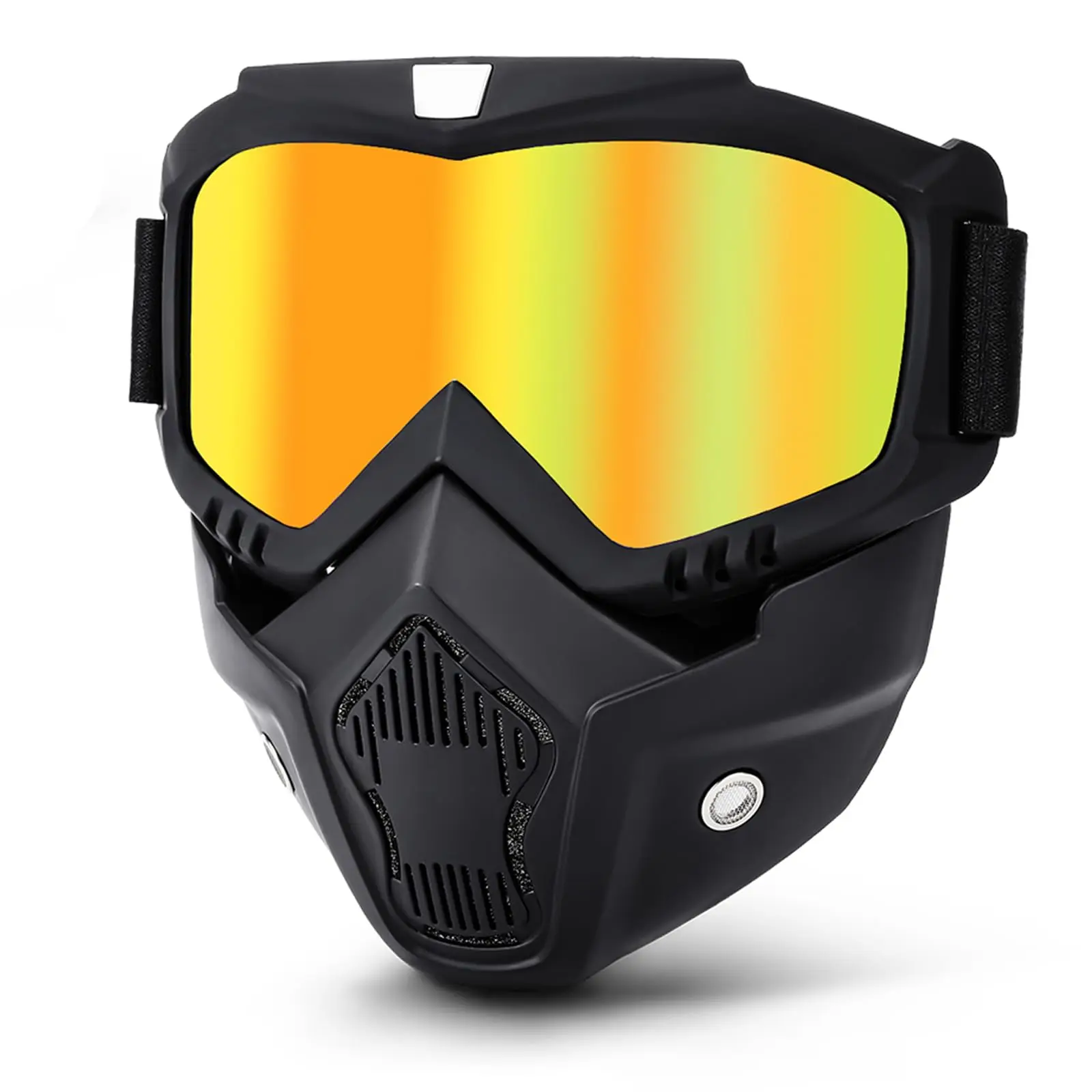 

Removable Airsoft Mask, Motorcycle, Paintball Mask, ATV, Dirt Bike, Cycling, Windproof, Ski, Helmet Goggles