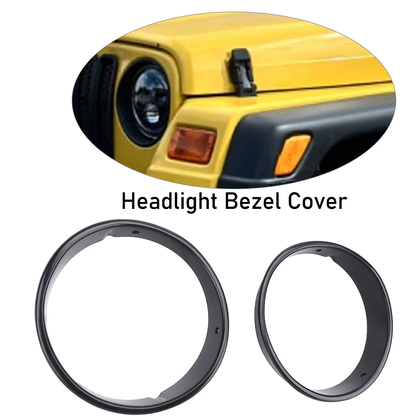 2PCS Headlight Trim…