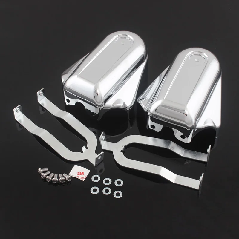 

For Harley Heritage CVO Softail Deluxe FLSTF FLSTFB FLSTFBS FXCW Motorcycle Bar Shield Rear Axle Covers Swingarm Cap Case ABS