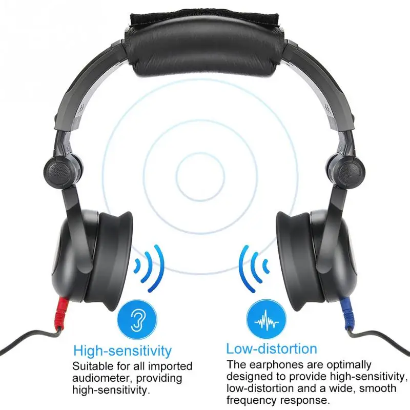 Quality Air transducer bone conductor for Audiometer  hearing test headphone headset