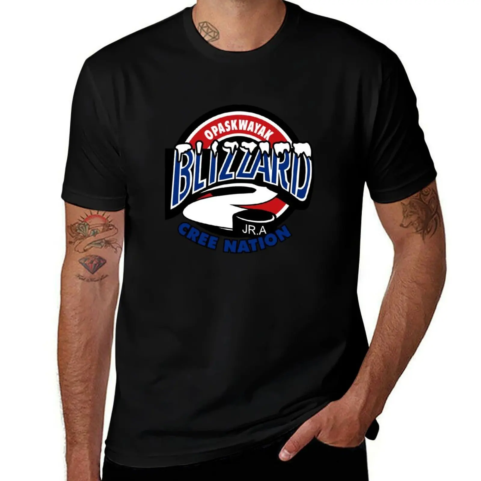 

OCN Blizzard T-Shirt All Match Print Short Sleeve Top