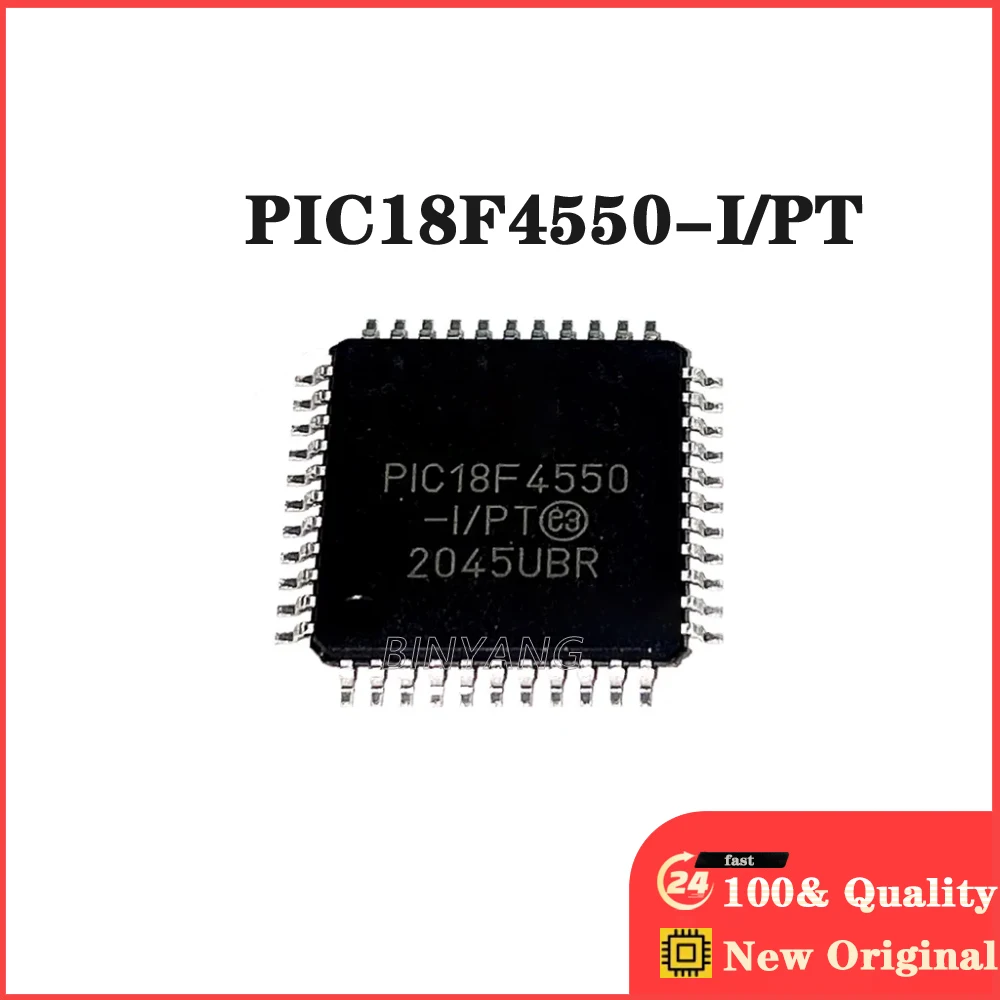 

New Original Stock IC Electronic Components 1PCS PIC18F4550-I/PT 4550 PIC18F QFP44