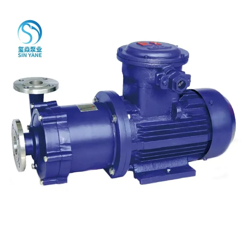 CQ Magnetic Centrifugal Pump DN50 Flow 35m3h Head 30m Fluoroplastic Magnetic Pump For Hot Acid Liquid Transportation