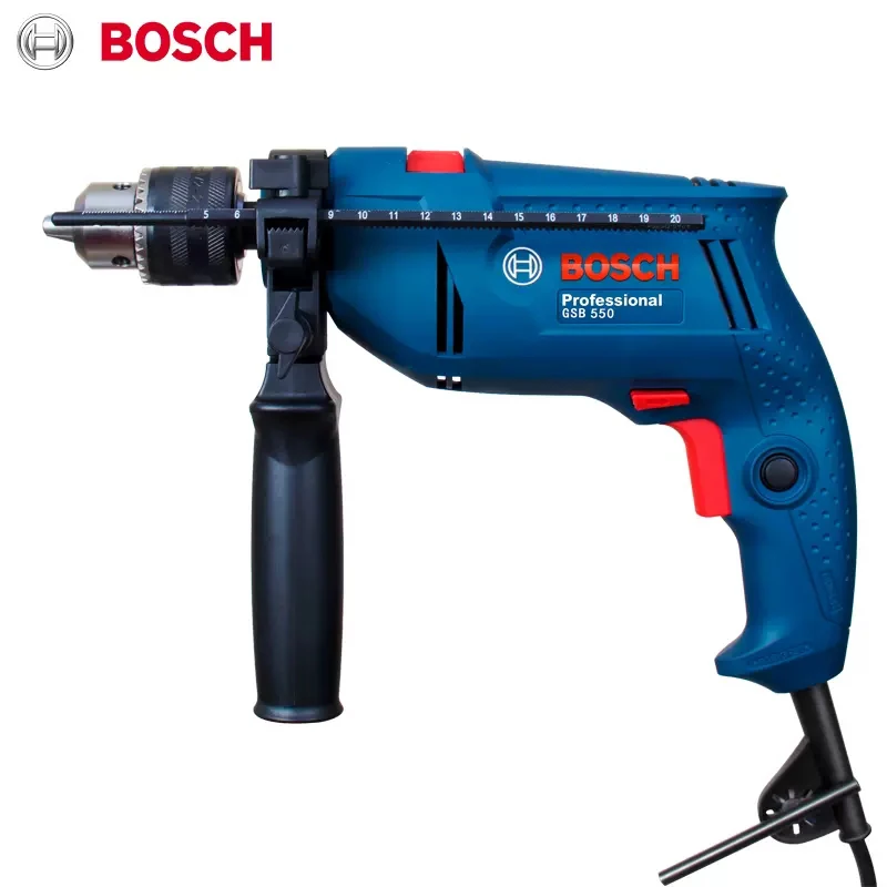 

Bosch GSB 550 Impact Drill Multi-function Electric Drill Screwdriver Brushless Lithium Drill Cordless Driver Power Tools