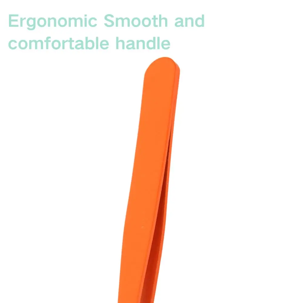 眉毛ピンセットセット 4 個カラフルなステンレス鋼斜め先端精密脱毛プロの美容ツール