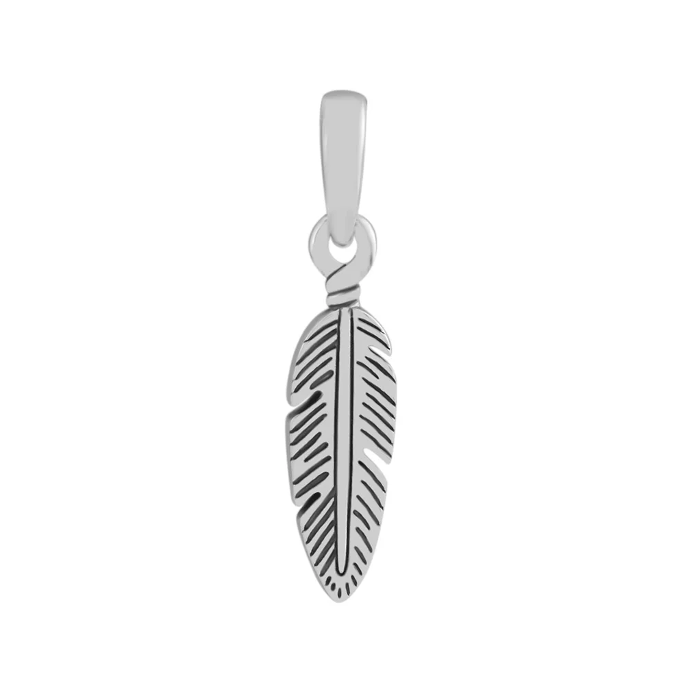 

Black Leather Choker Feather Pendant Fits For Beads & Charms DIY Chain Fashion Female 38 CM Necklace 925 Sterling Silver Jewelry
