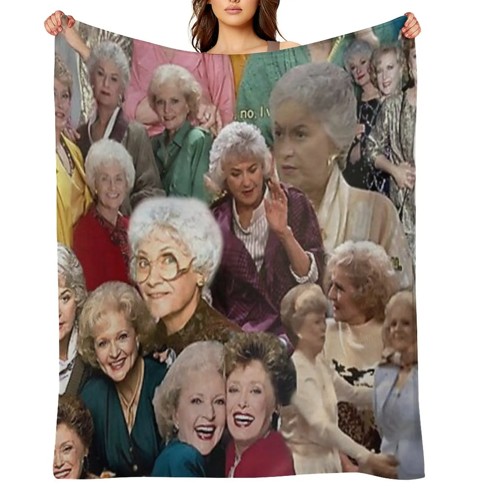 

Golden girls Classic Throw Blanket Retros funny gift cosplay anime for winter Blankets