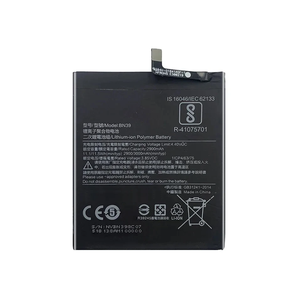 High Quality Phone Replacement Batteries, BN39 Battery For Xiaomi Mi Play, 4000Mah + Tools