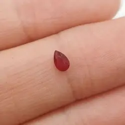 100% Real 3mm*4mm and 3mm*5mm Ruby Loose Gemstone for Jewelry Shop Pear Cut I Grade Pink Color Ruby Gemstone Jewelry DIY