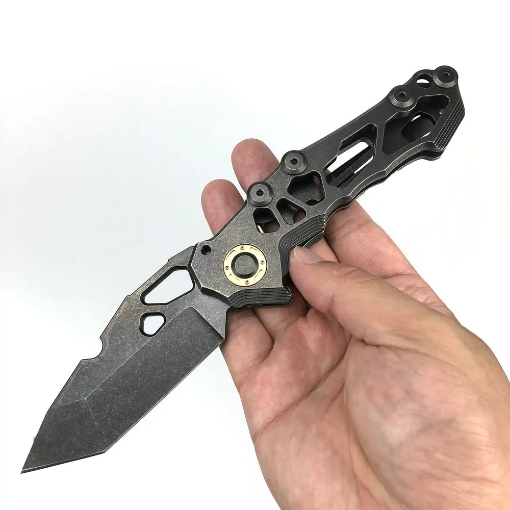 

Гравитационный складной нож TRSKT MK, крутые тактические ножи, нож для выживания и кемпинга, спасательный карманный нож, инструмент Edc с коробкой, дропшиппинг