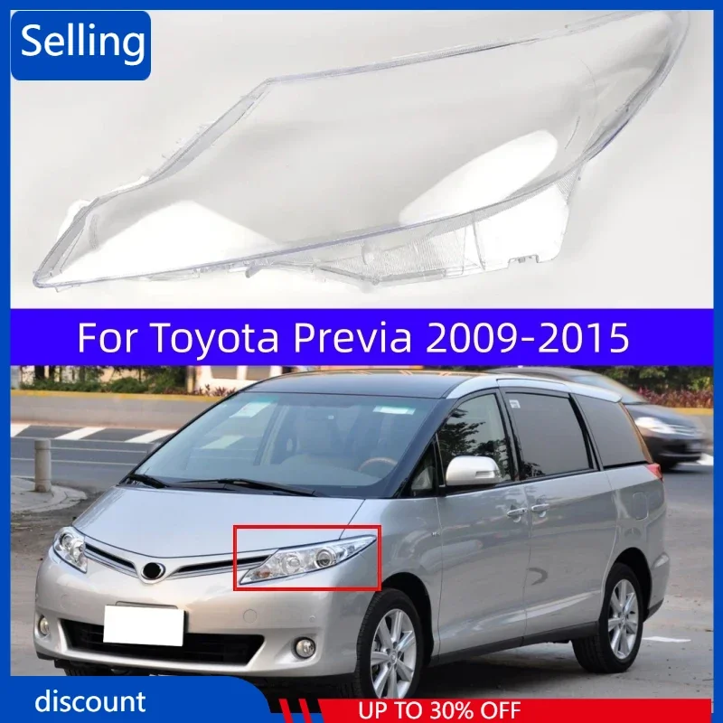 

For Toyota Previa 2009 2010 2011 2012 2013 2014 2015 Car Front Headlight Glass Replacement Lens Cover Clear Headlamp Shell