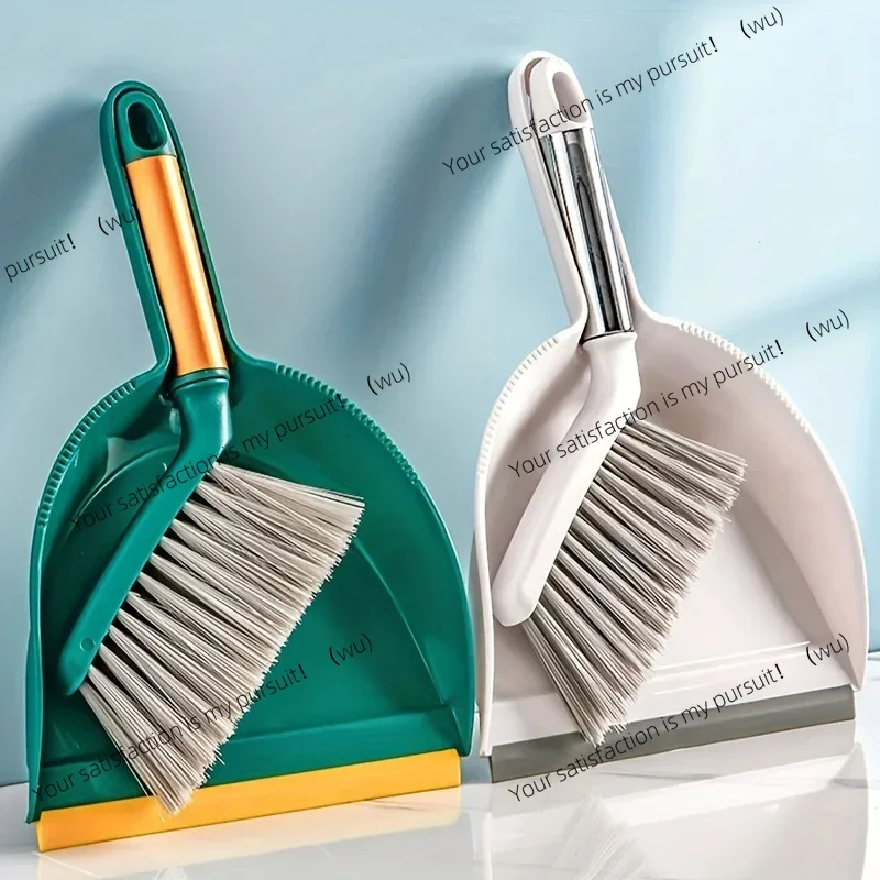 1 Set of Desktop Broom Set, Compact Broom, Suitable for Household Durable Plastic Shovel Brushes, Easy To Store and Use