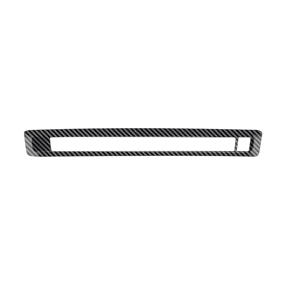 Rear Air Conditioner Button Frame Trim Decorative Strip Carbon Fiber Pattern for Toyota Sienna 2021