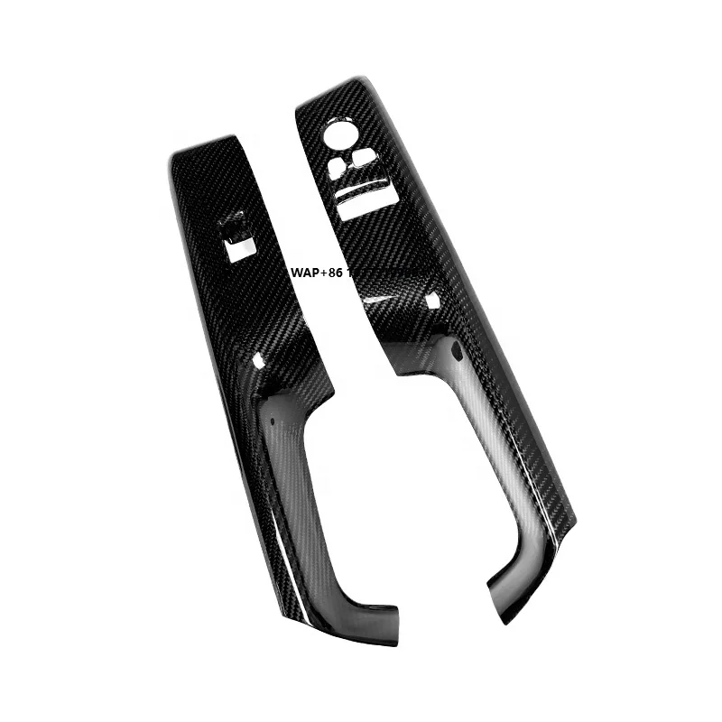 

Dry Carbon Fiber Door Window Switch Panel Cover for Toyota-Supra A90 Carbon Fiber Interior 2019-2022